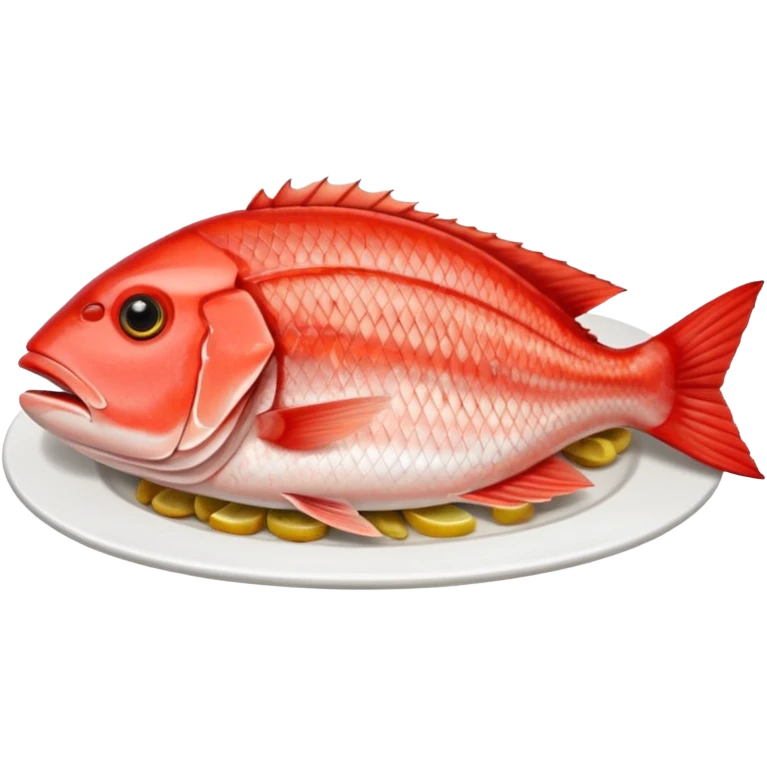 red snapper fish dinner emoji