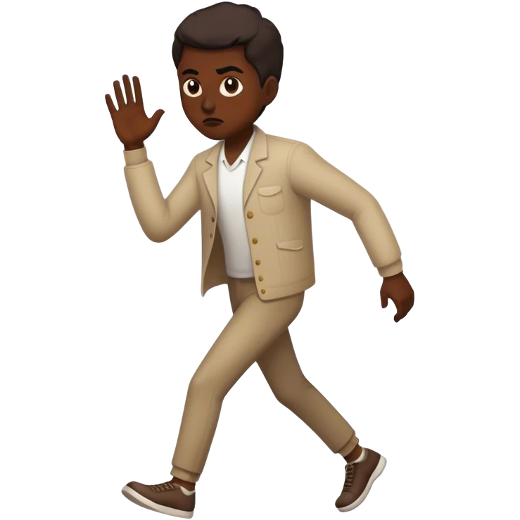 Mad walk emoji