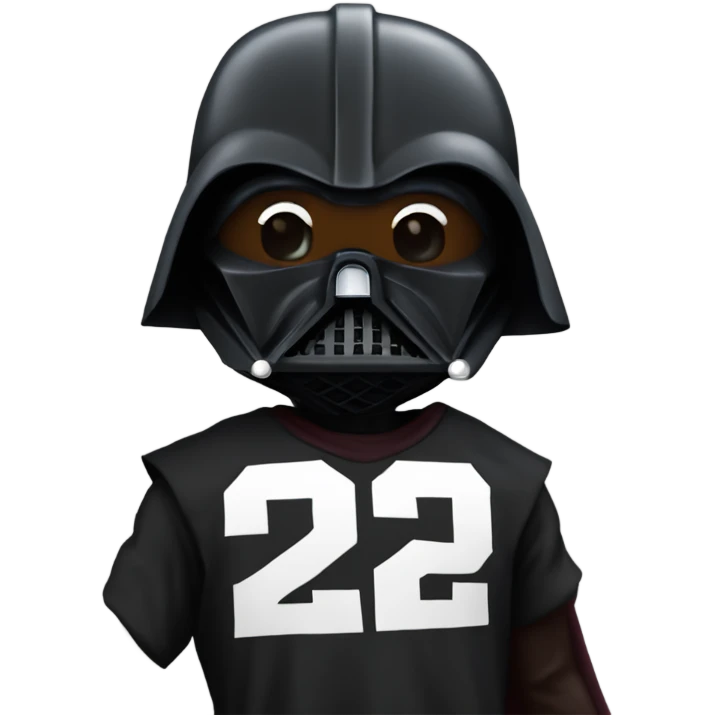 Darth Vader with a Johnny manziel Texas a&m jersey emoji
