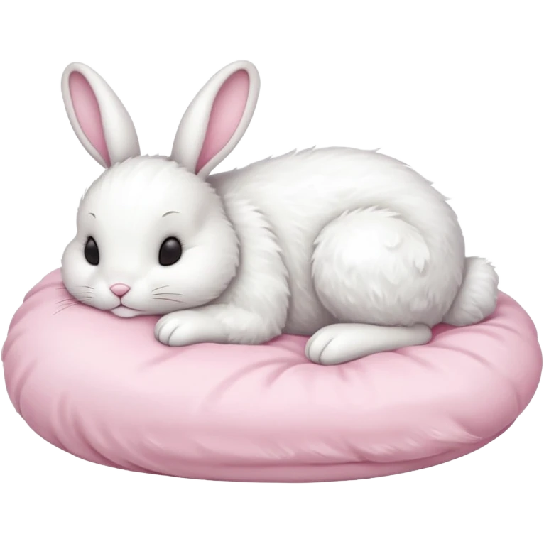 fullbody sleeping bunny  ios 16 very cute emoji