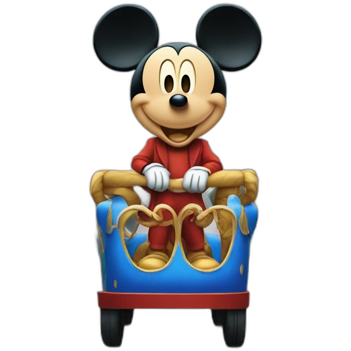 Mickey parade geante emoji