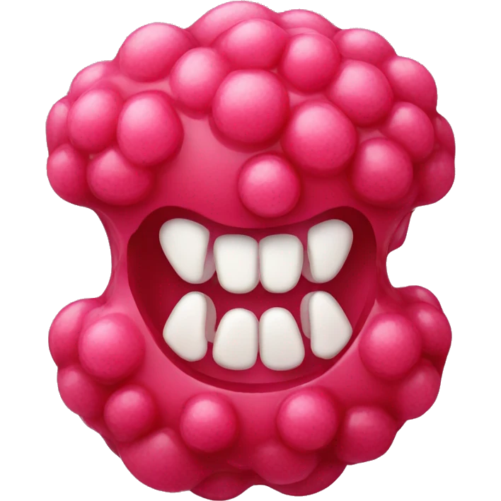 gummy raspberry candy emoji