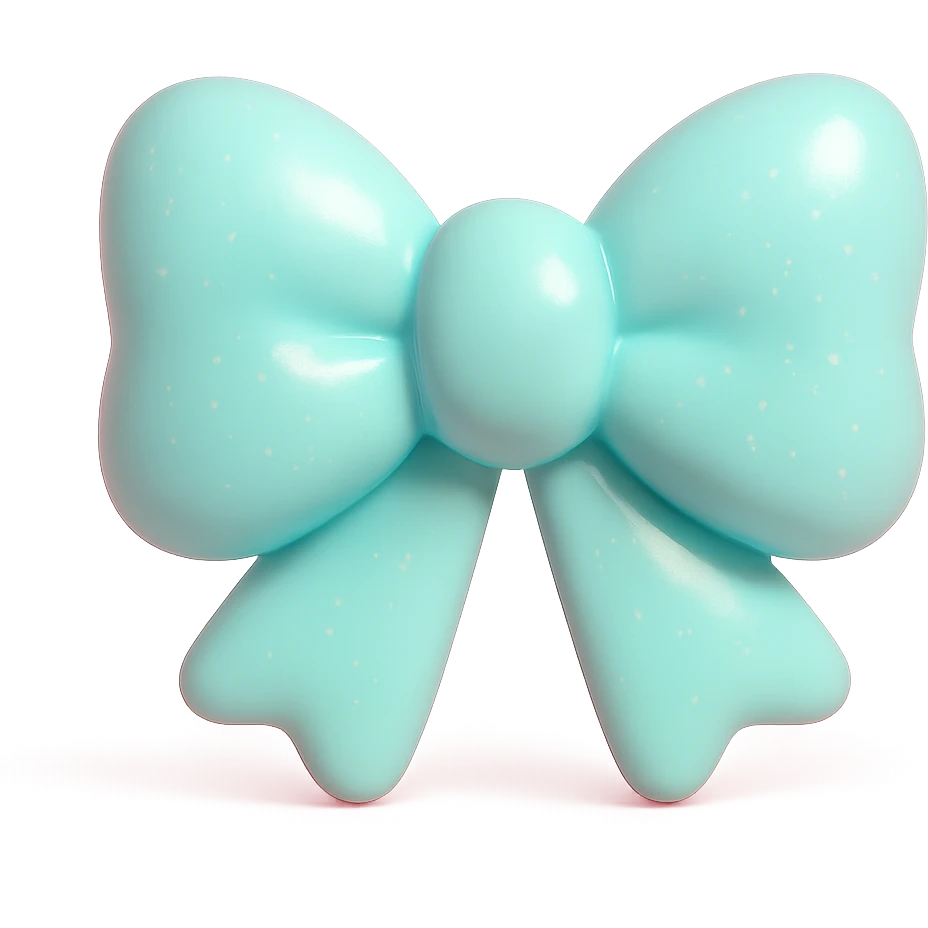 sparkly bow emoji
