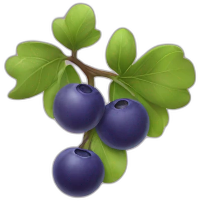Myrtille emoji