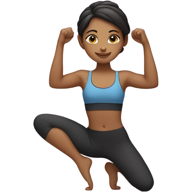 Pilates girl emoji