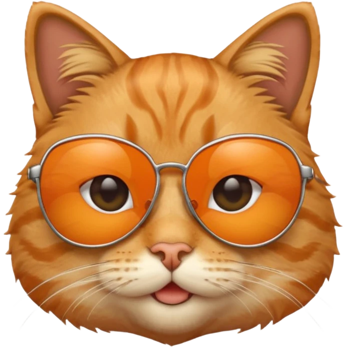 Cat wearing sunglasses emoji