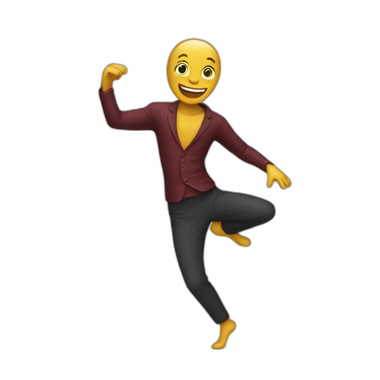 chat qui danse emoji
