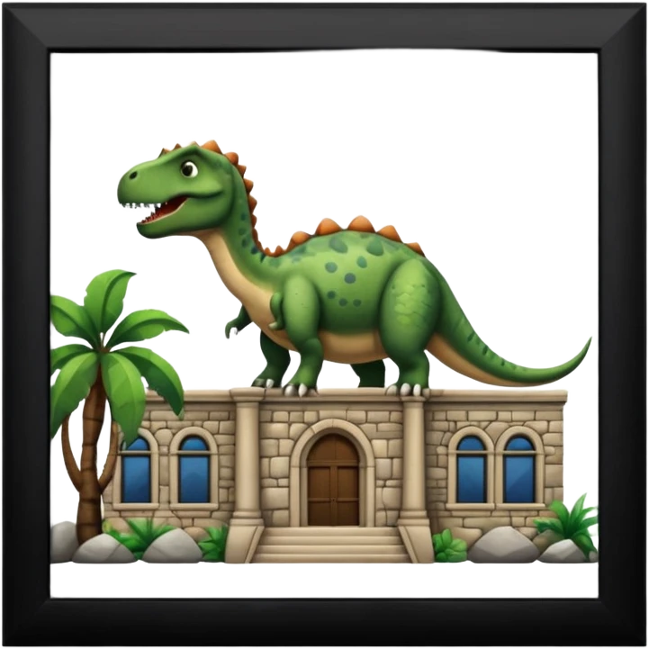 Dinosaur Museum Building emoji