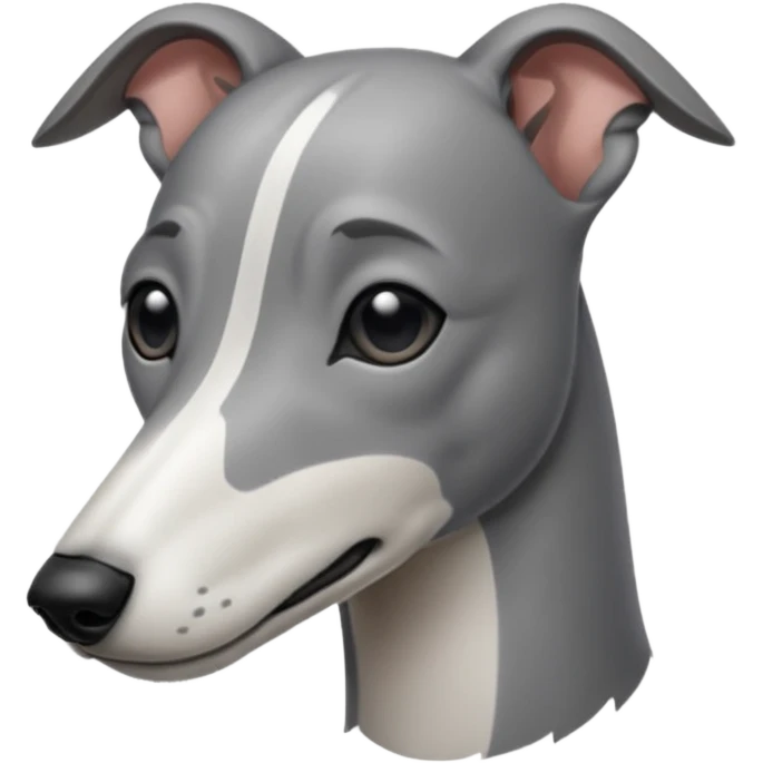Greyhound front facing emoji