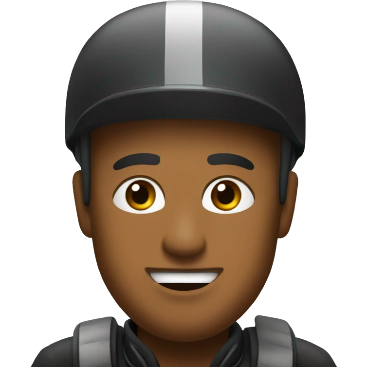Livreur uber eat en moto emoji