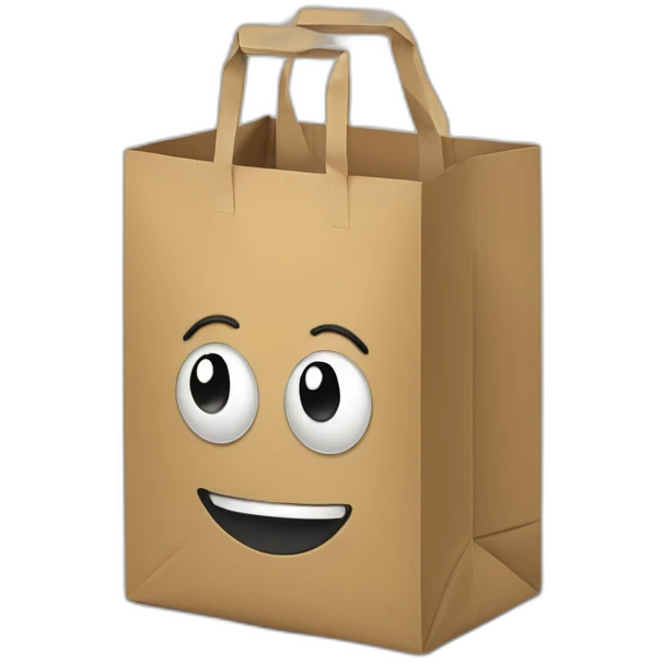 Can in paper bag emoji