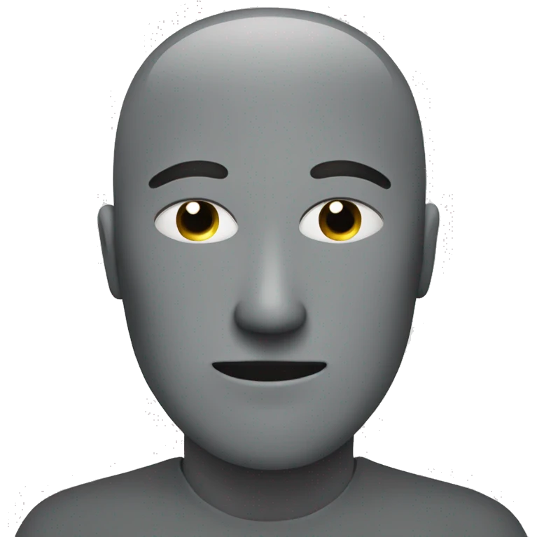 gray circle. no face. just a circle emoji