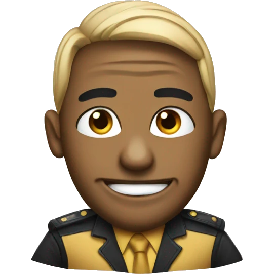 Cobra dressed as a pundit emoji