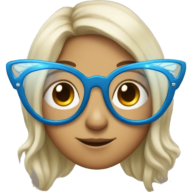 fairy with glasses  emoji