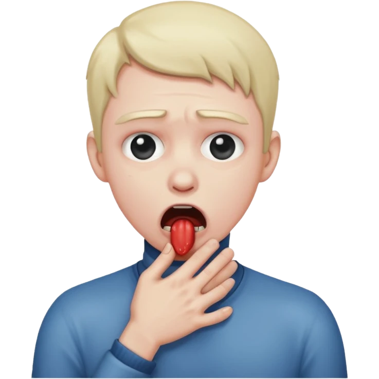 choking yourself  emoji