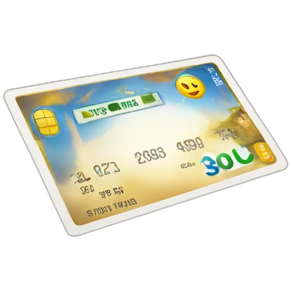 Tarjeta de banco emoji