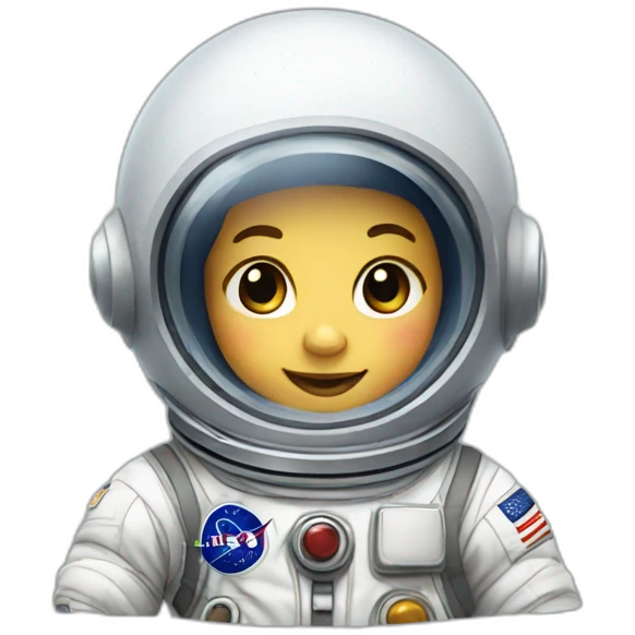 Baby astronaut emoji