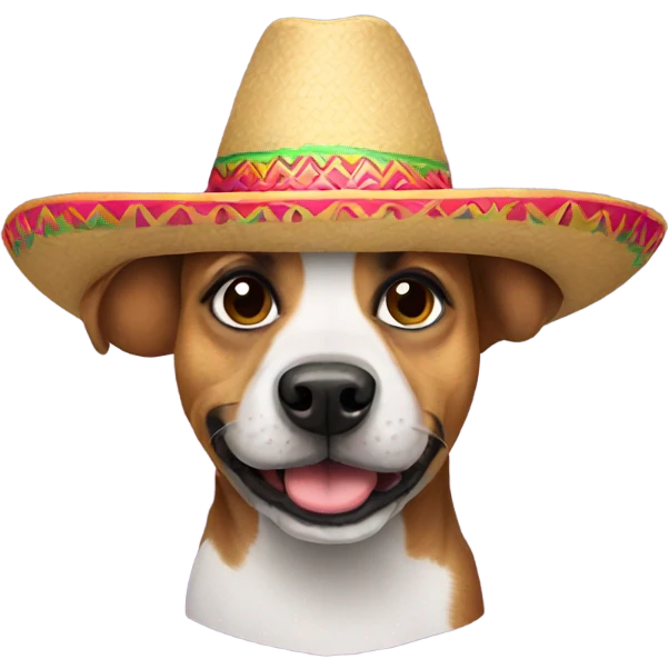 Dog wearing a sombrero  emoji