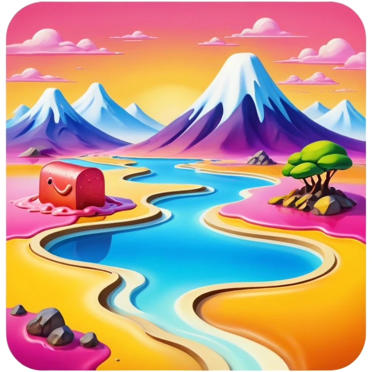 spam land surreal dali landscape emoji