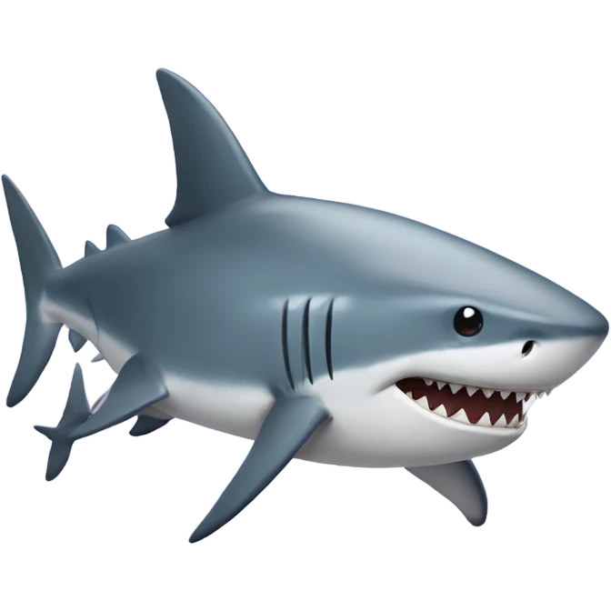 Shark with fairy wings emoji