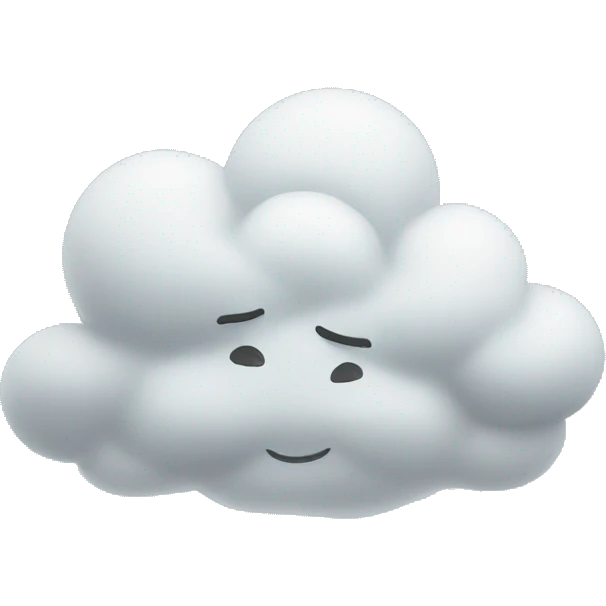 cloud with wind emoji
