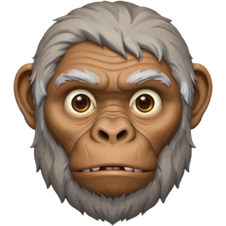 ancient ape, beard emoji