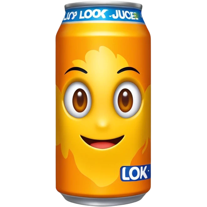 a jungle juice flavored four loko outstretching its arms for a hug emoji