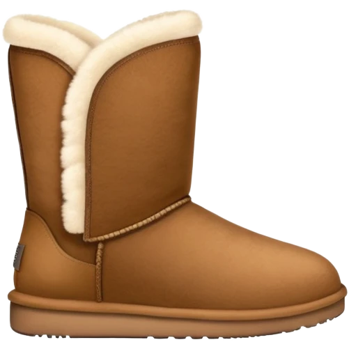 Brown uggs with no one wearing them emoji