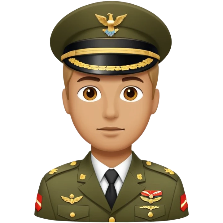 someone in military uniform  emoji