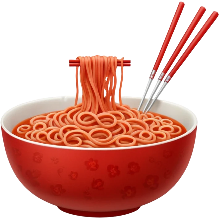 tomato noodle chopstick emoji