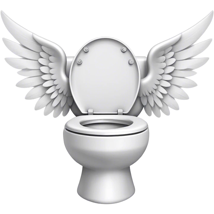 Skibidi Toilet with wings emoji