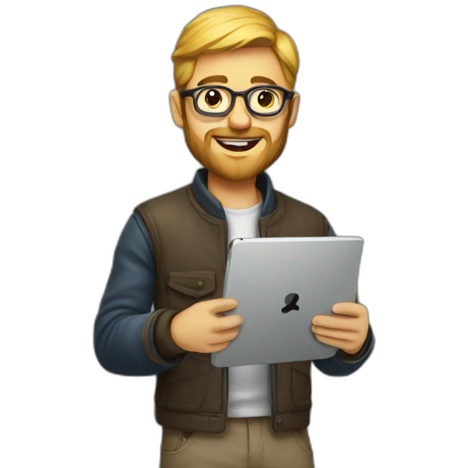 designer with tablet emoji