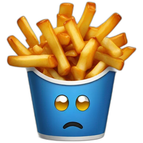 Poutine qui fume  emoji