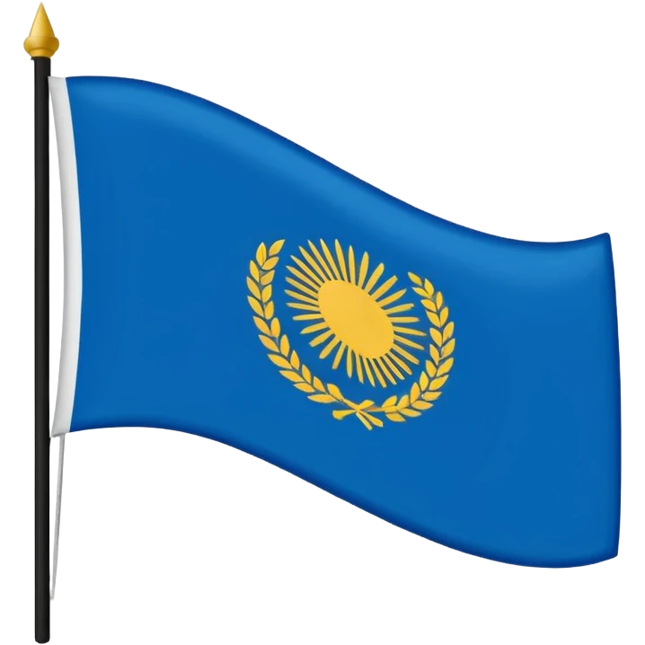 Bandera con tres líneas la de arriba con azul o azul oscuro el del medio blanco y la de abajo negro emoji