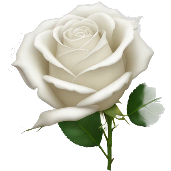 White rose emoji