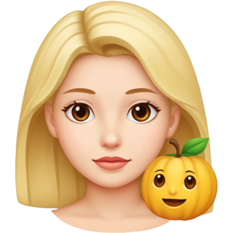 Girl with qudra chin  emoji