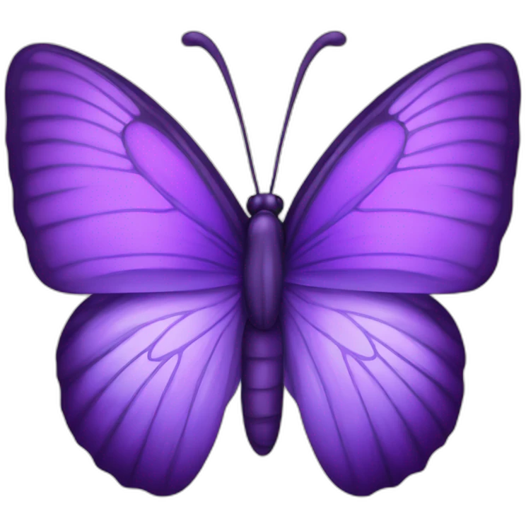 purple butterfly emoji
