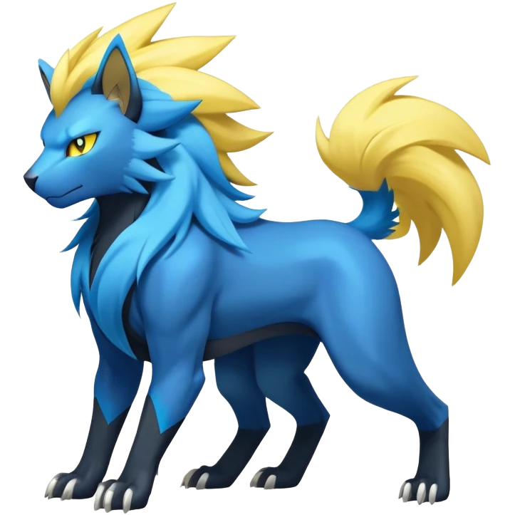 Luxray-Manectric-Pokémon-Fakémon-hybrid-creature emoji
