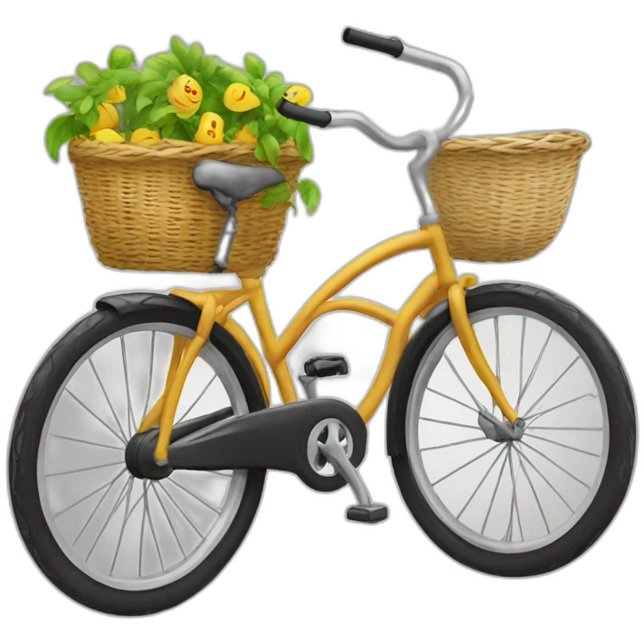 bicycle with a basket emoji