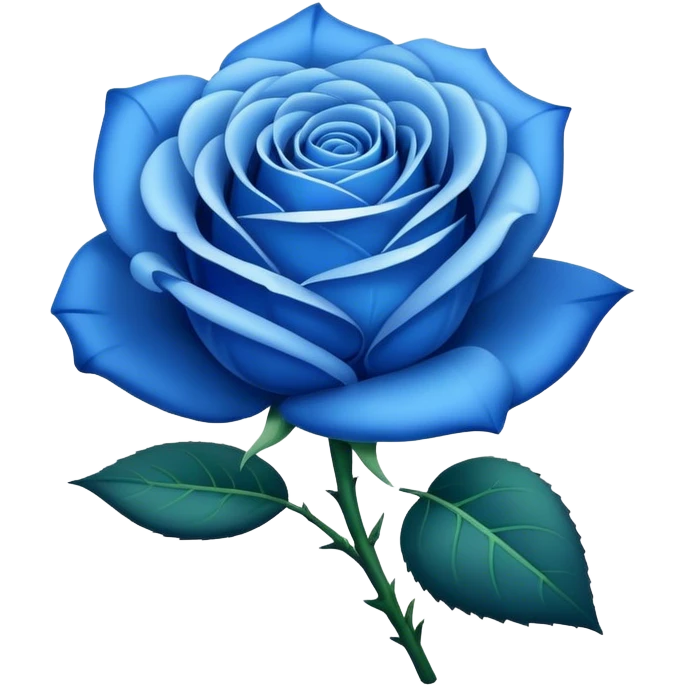 Blue Rose emoji