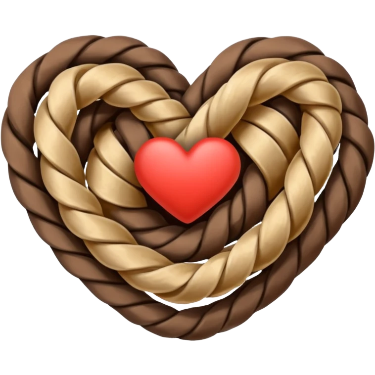 Rope heart emoji