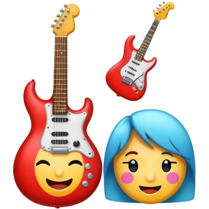 Emoticonos relacionados con la música pop y rock emoji