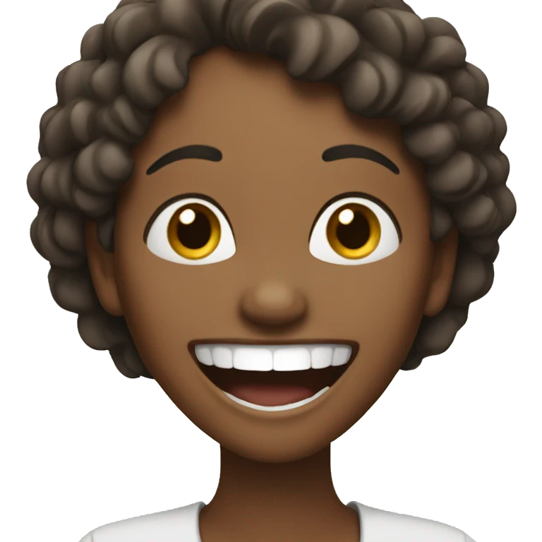 Woman laughing emoji