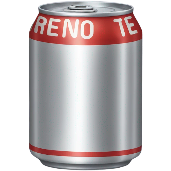 Round soda can  emoji