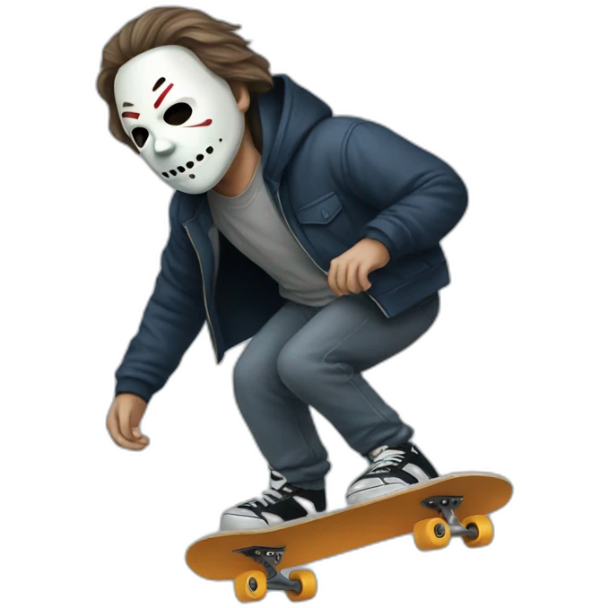 michael myers skateboarding emoji