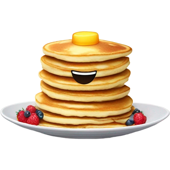 Singing stack of pancakes  emoji