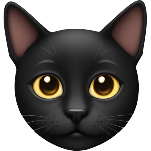 black cat  emoji