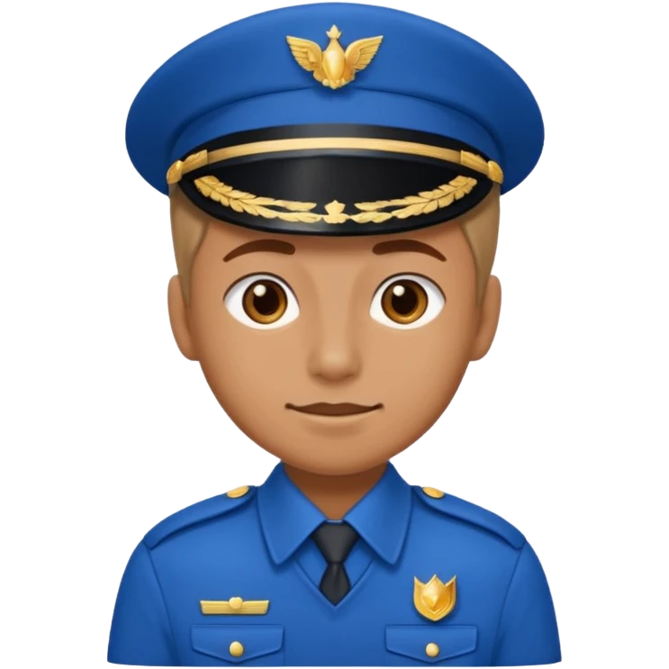 blue uniformed  emoji