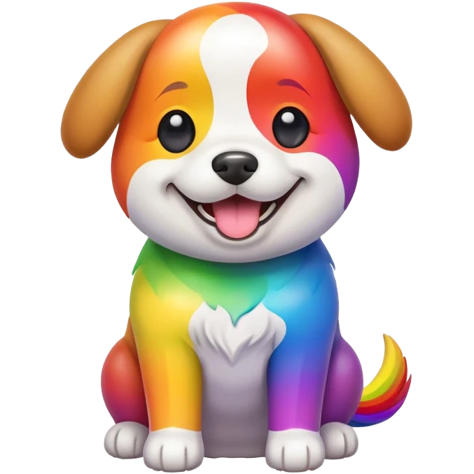 Gay dog emoji