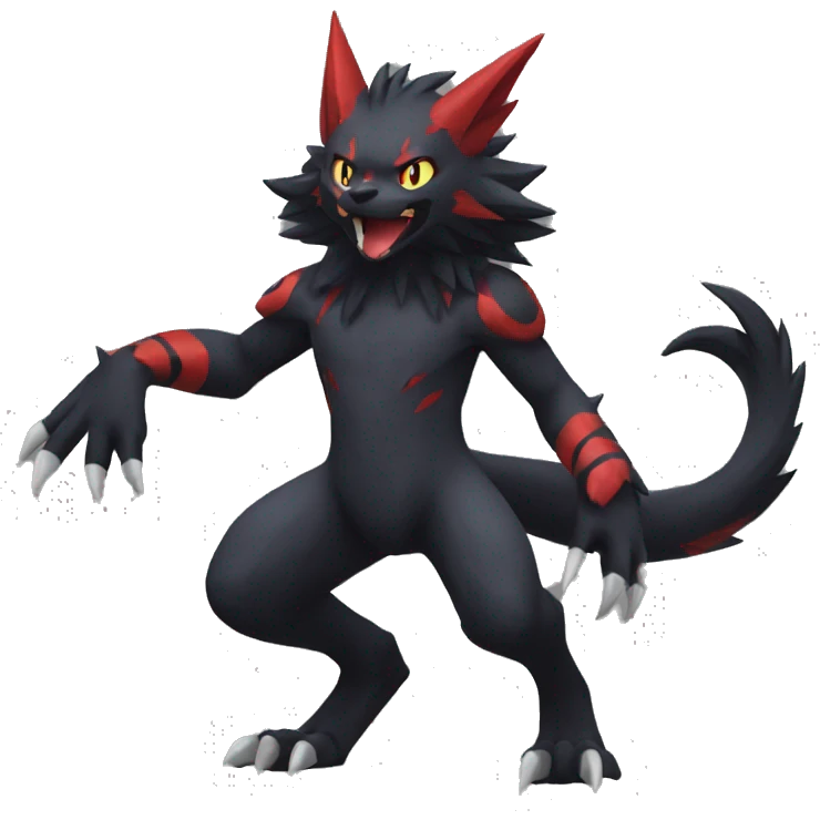 Nargacuga-Litten-Zoroark full body emoji